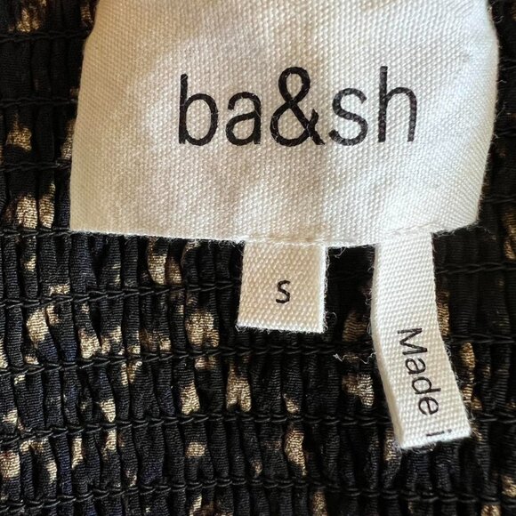 ba&sh Eden Bleunuit floral printed wrap midi dress size S or US 4 - Picture 8 of 9